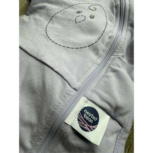 Nested Bean Baby Girl Zen One Classic sleeper In lavender/Lilac Size 0-3 Months - Picture 6 of 7